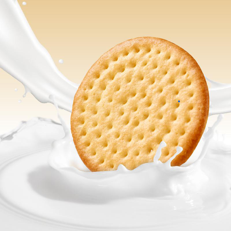 乳白色饼干