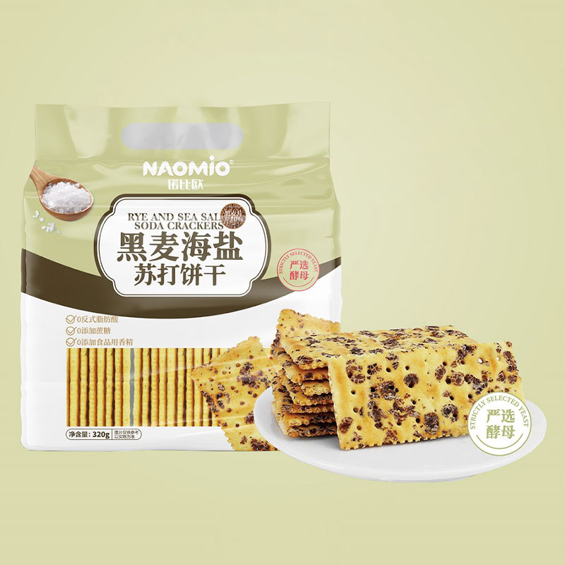 黑麦海盐苏打饼干
