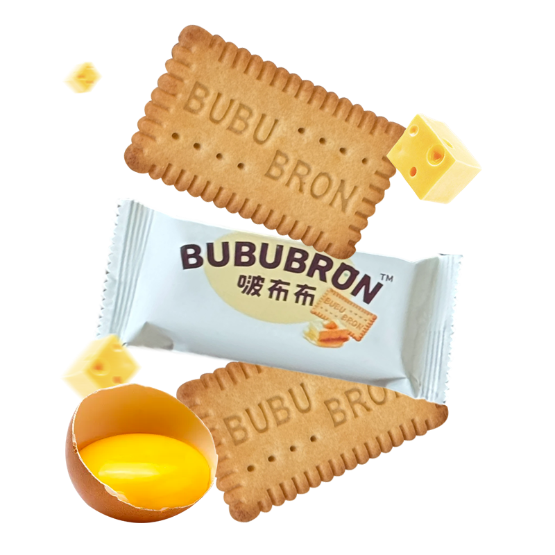 高蛋白 DHA 鸡蛋奶酪味饼干