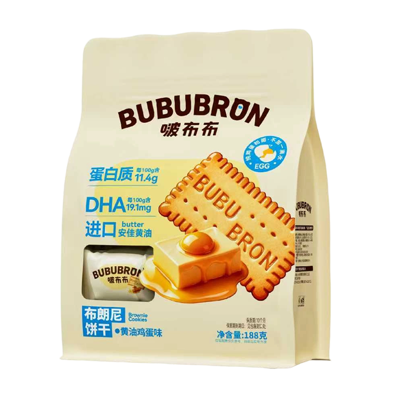 高蛋白 DHA 鸡蛋奶酪味饼干